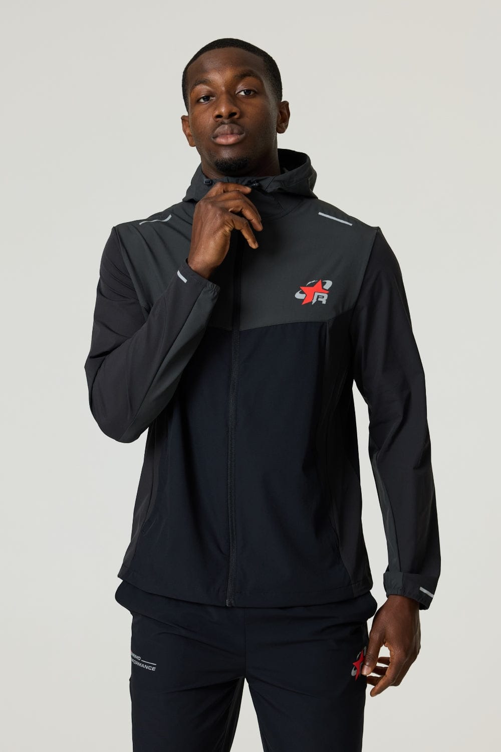 Reprimo RP Flight Windbreaker 'Black Red' – Kick Game