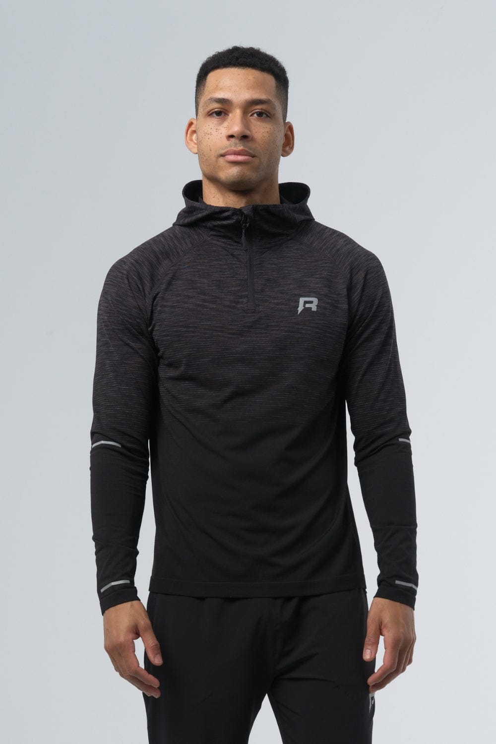 Reprimo Axis Half Zip Hoodie 'Black' - Kick Game