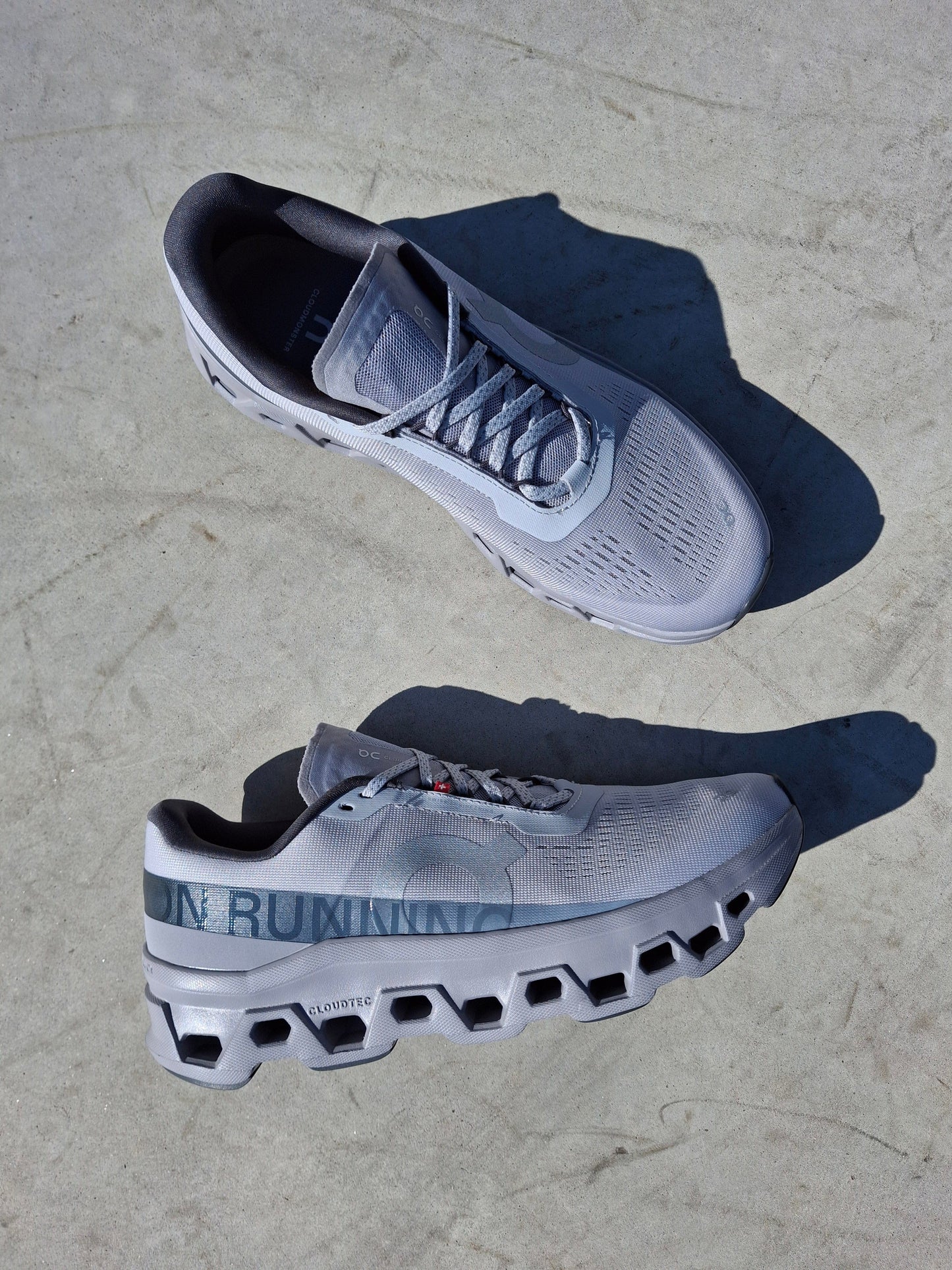 On Cloudmonster 1 'Glacier Alloy' - Kick Game