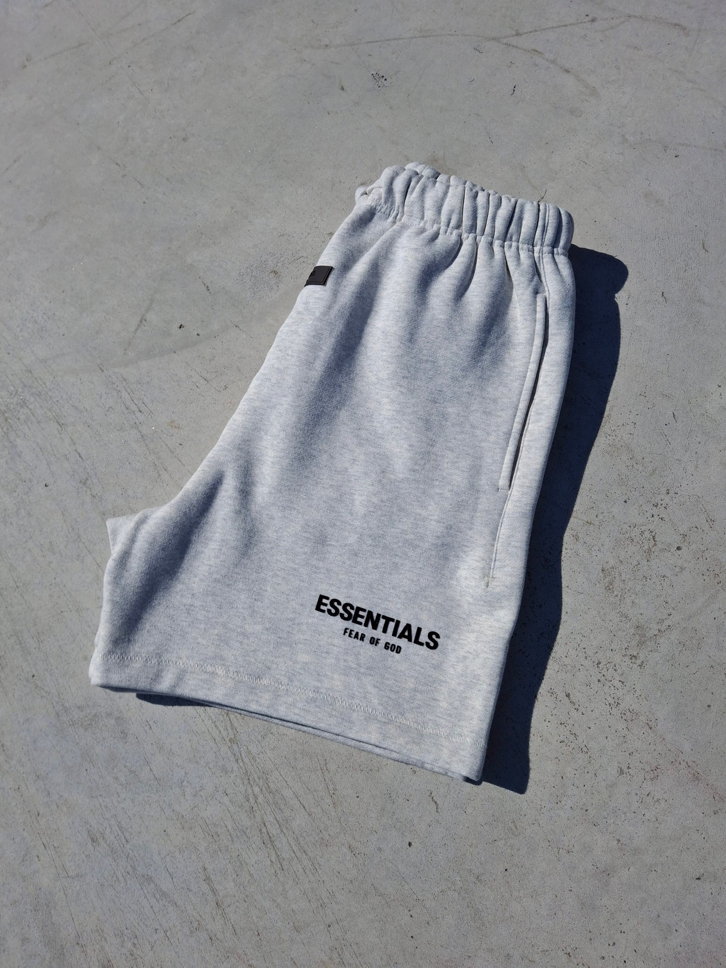 Fear of God Essentials Sweat Short 'Light Oatmeal' SS22 - Kick Game