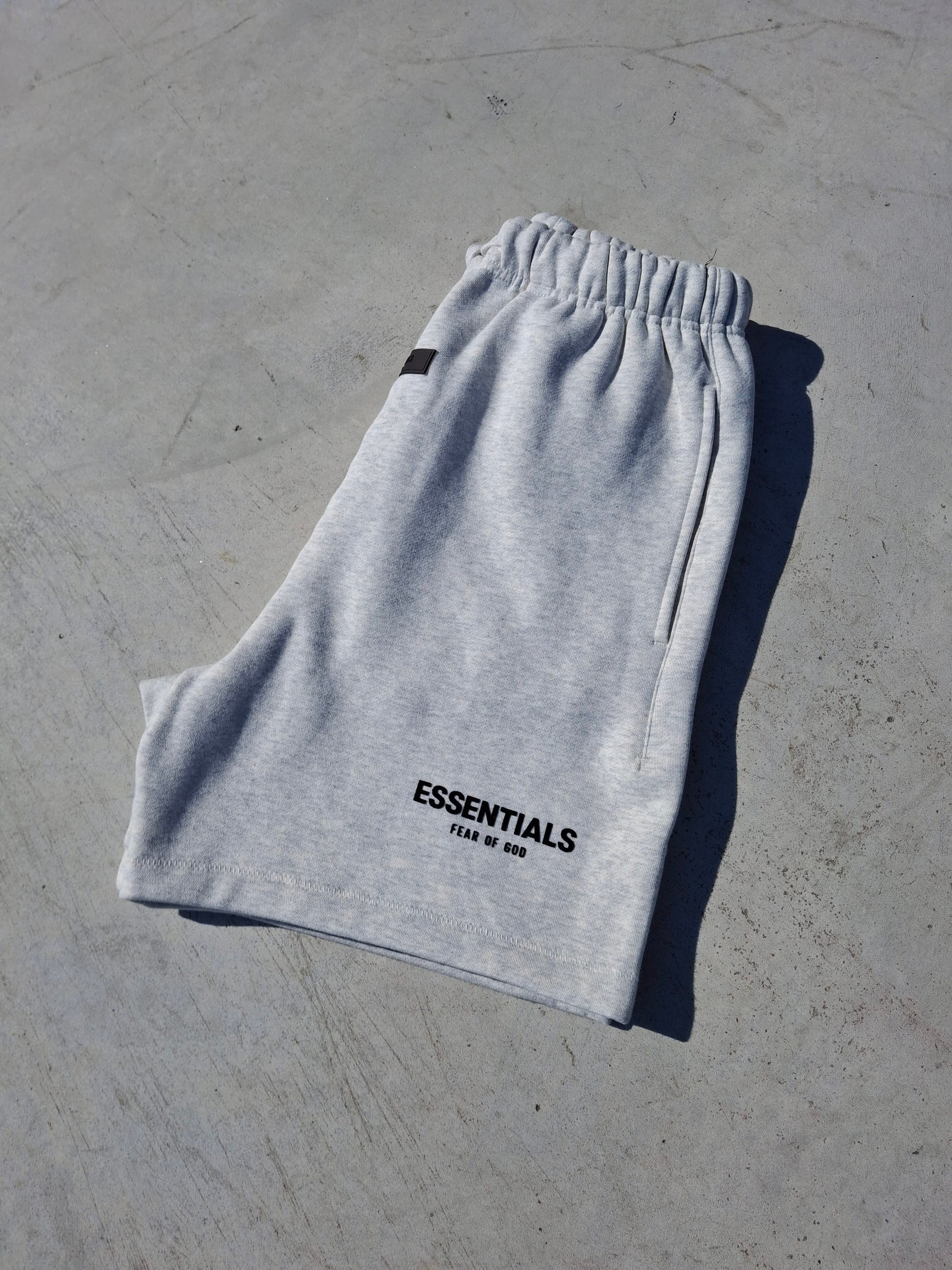 Fear of God Essentials Sweat Short 'Light Oatmeal' SS22 - Kick Game