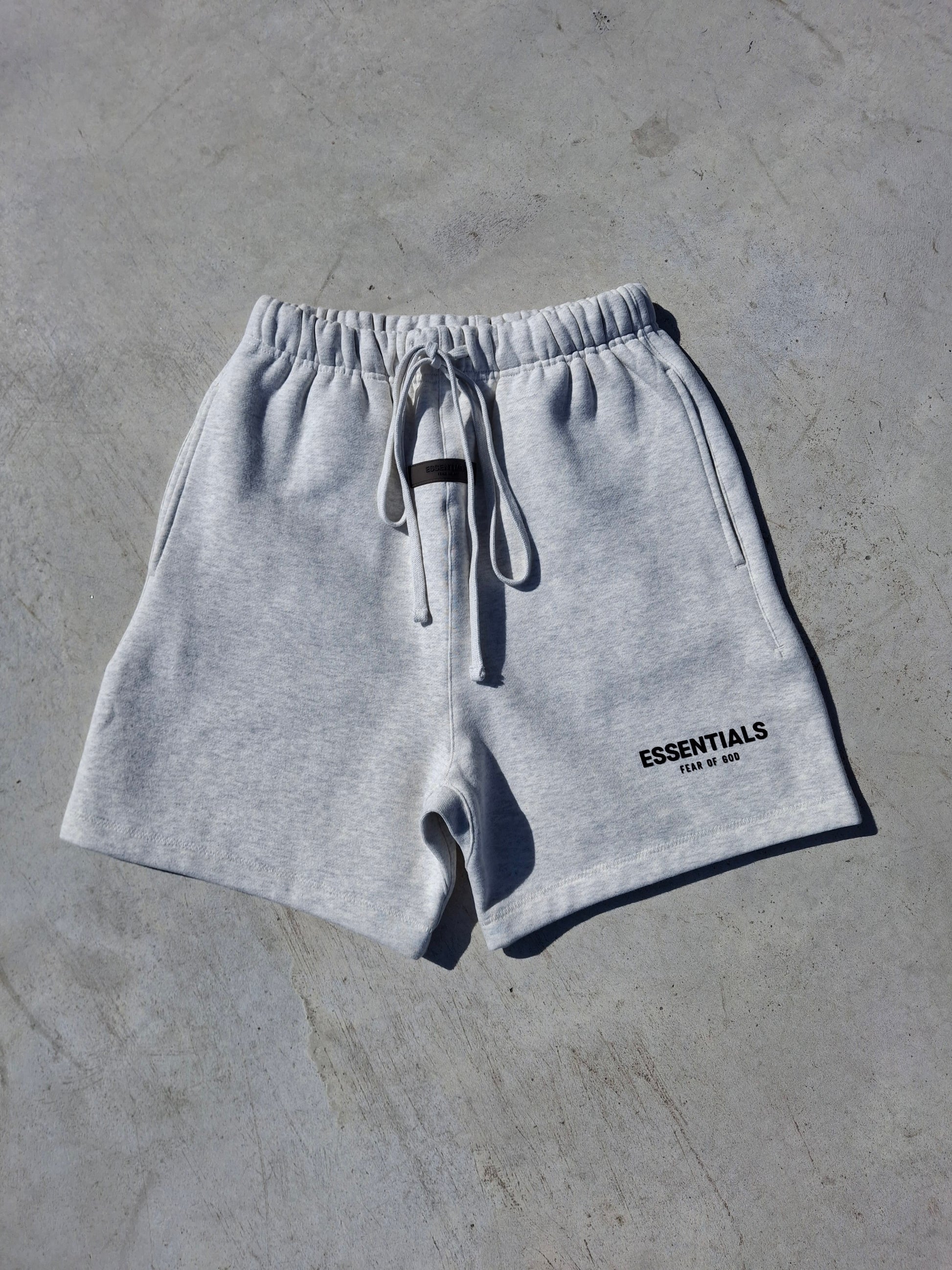 Fear of God Essentials Sweat Short 'Light Oatmeal' SS22 - Kick Game