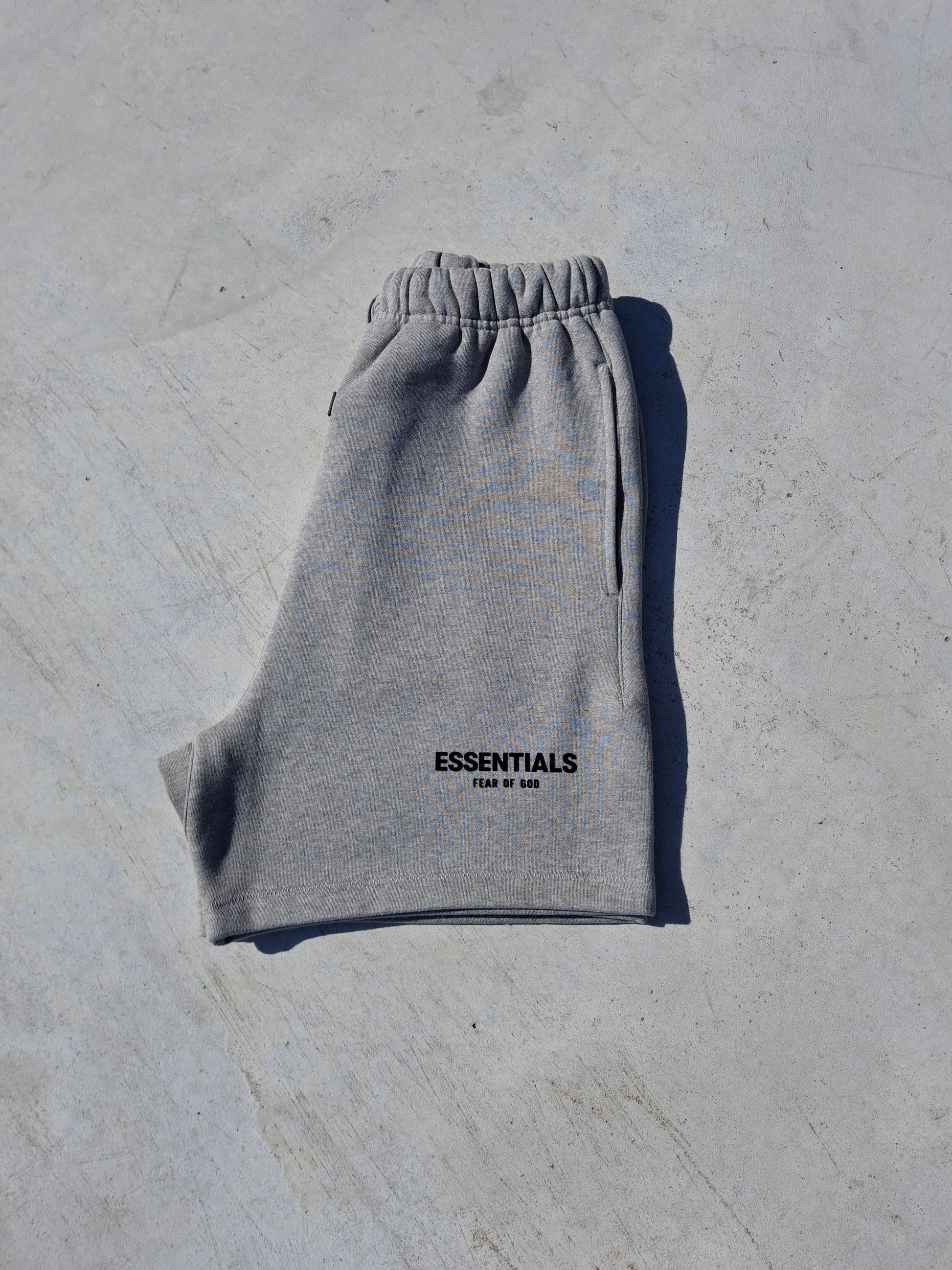 Fear of God Essentials Sweat Short 'Dark Oatmeal' (SS22) - Kick Game