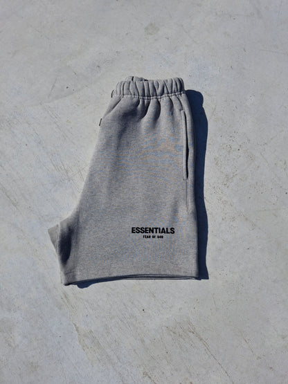 Fear of God Essentials Sweat Short 'Dark Oatmeal' (SS22) - Kick Game