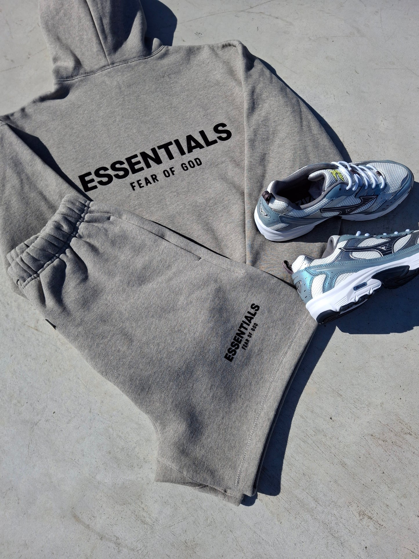 Fear of God Essentials Sweat Short 'Dark Oatmeal' (SS22) - Kick Game