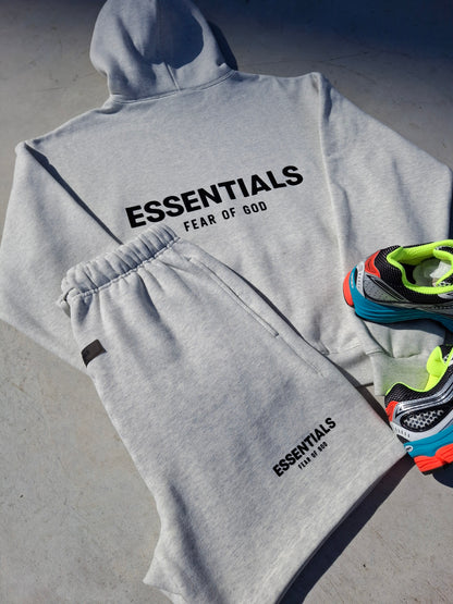 Fear of God Essentials Hoodie 'Light Oatmeal' (SS22) - Kick Game