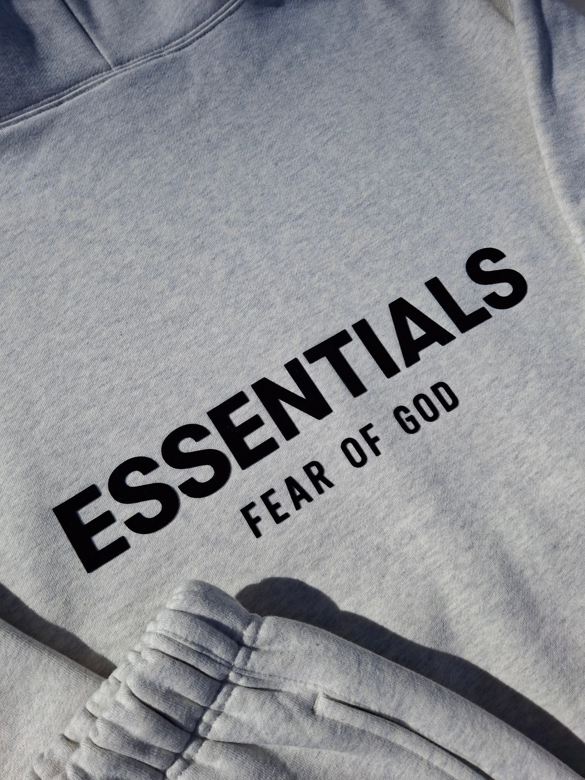 Fear of God Essentials Hoodie 'Light Oatmeal' (SS22) - Kick Game