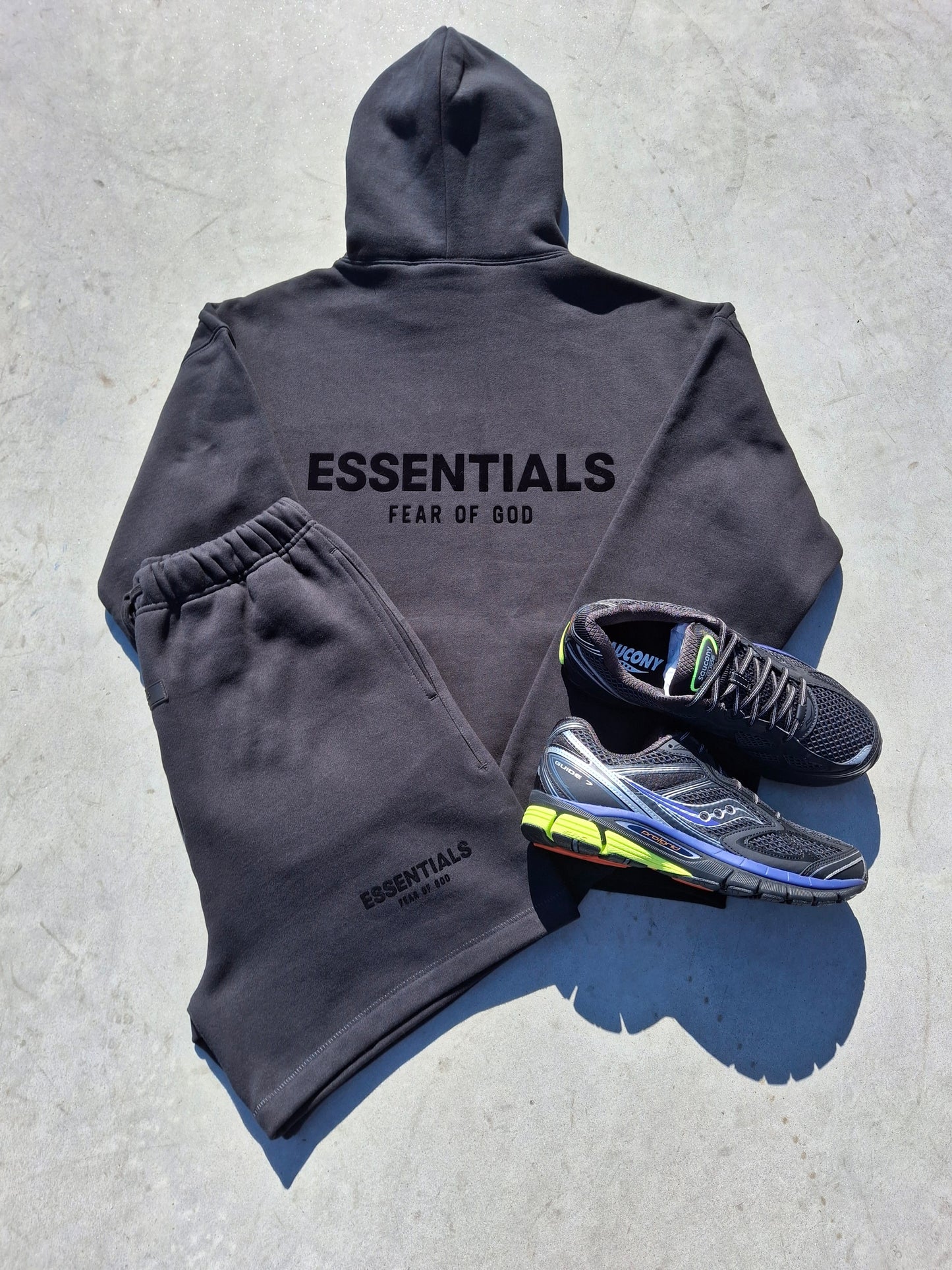 Fear of God Essentials Hoodie 'Stretch Limo' (SS22) - Kick Game