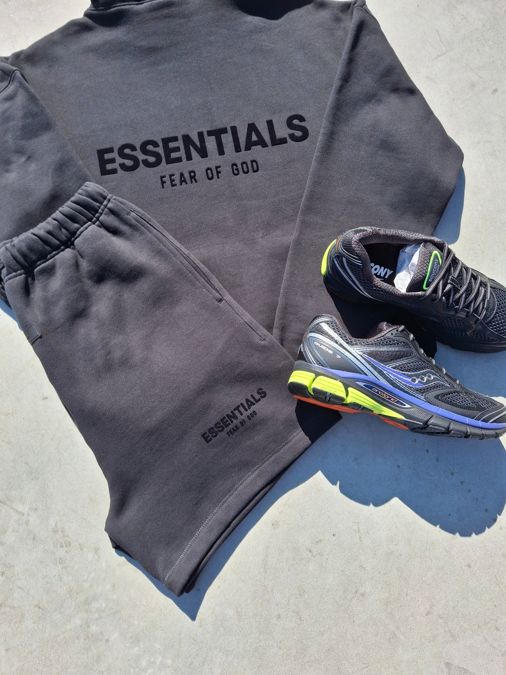 Fear of God Essentials Hoodie 'Stretch Limo' (SS22) - Kick Game