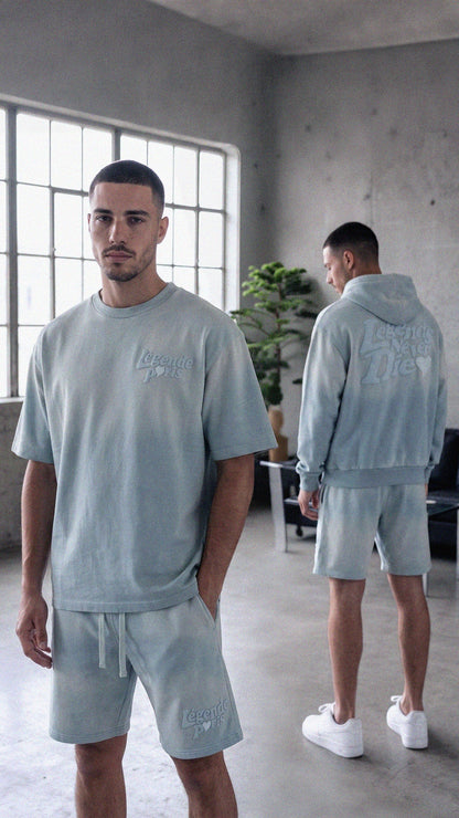Legende Paris LND GRADIENT T-SHIRT - ICY BLUE - Kick Game