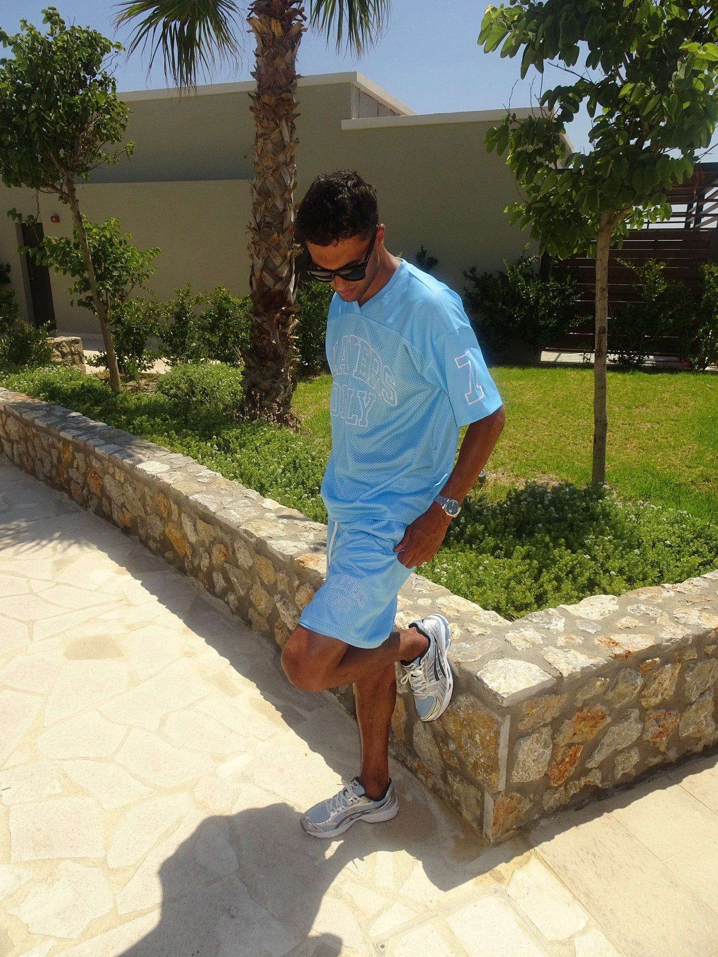 BLUE MESH JERSEY - Kick Game