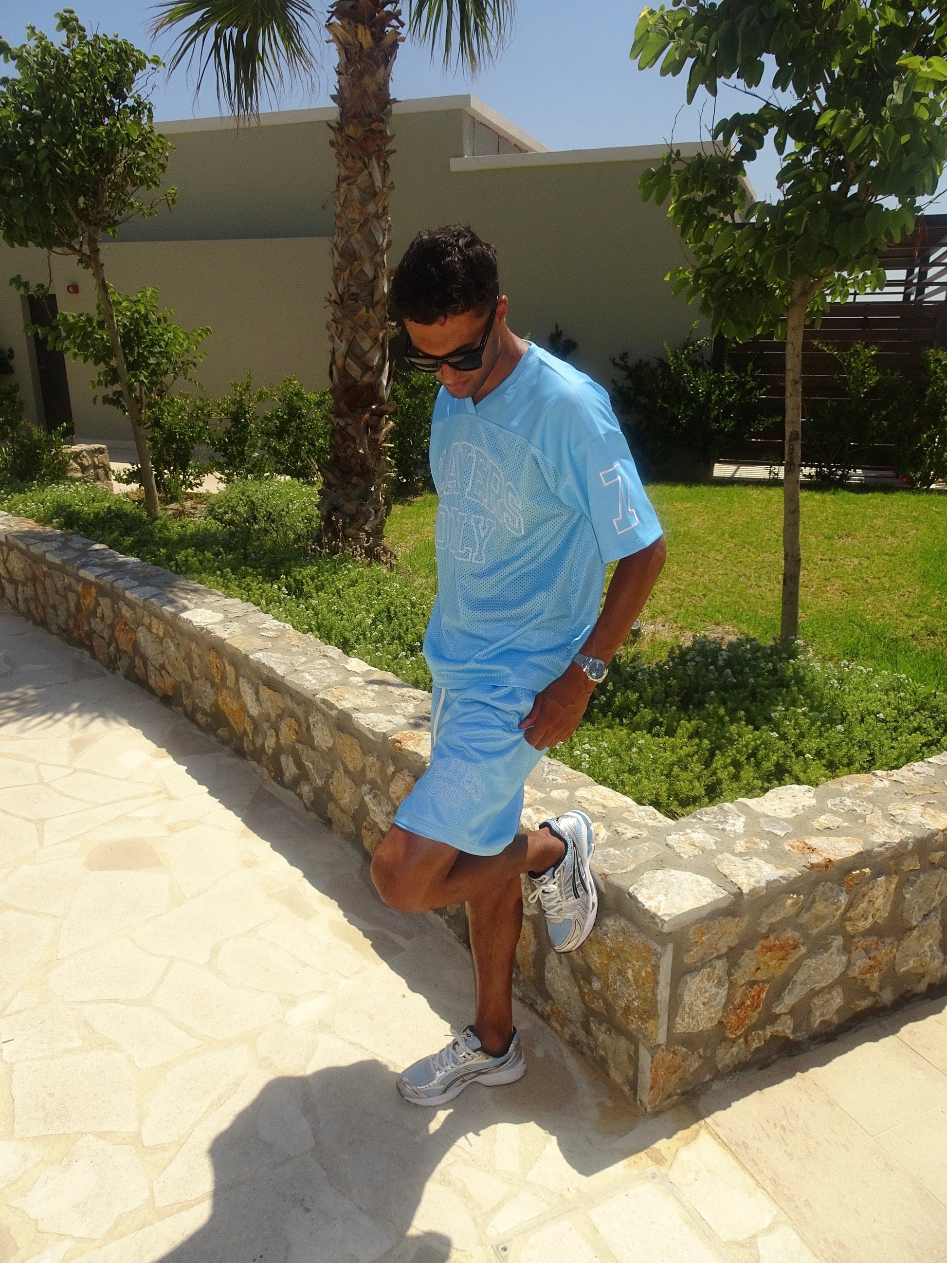 BLUE MESH JERSEY - Kick Game