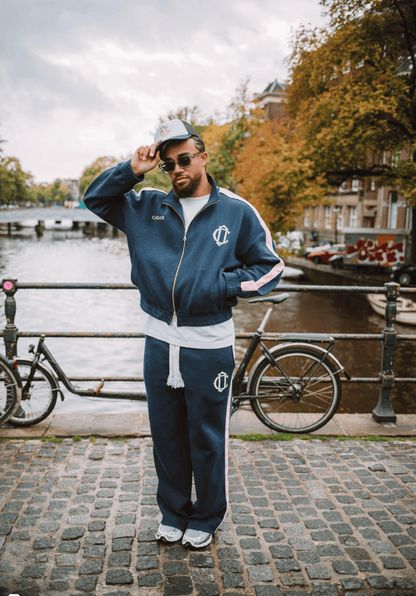 Cardair Club Emblem Track Pants - Navy - Kick Game