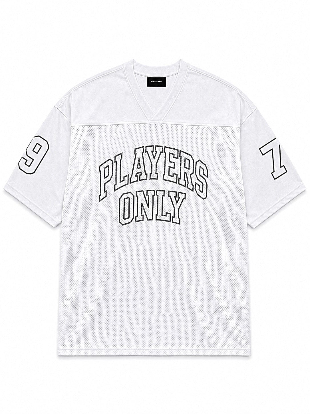 WHITE MESH JERSEY - Kick Game