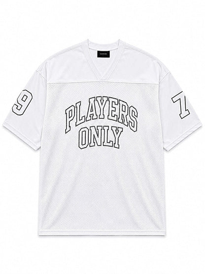 WHITE MESH JERSEY - Kick Game