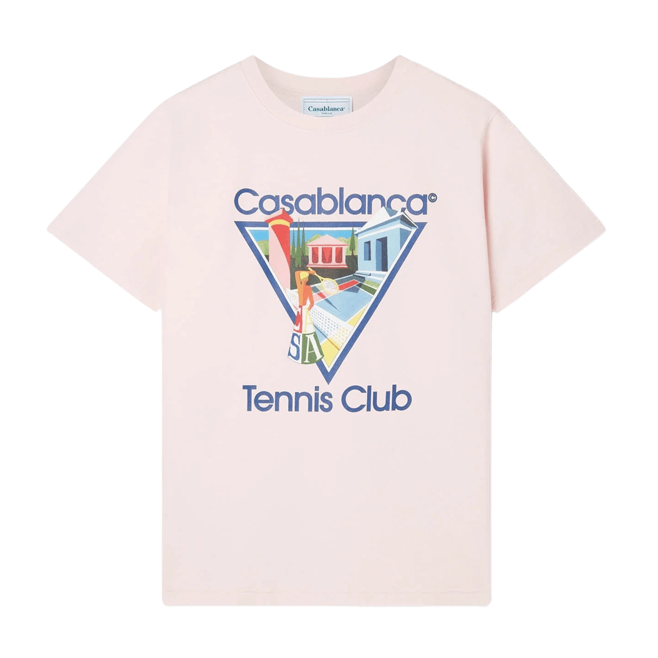 Casablanca La Joueuse T-Shirt 'Pink' - Kick Game