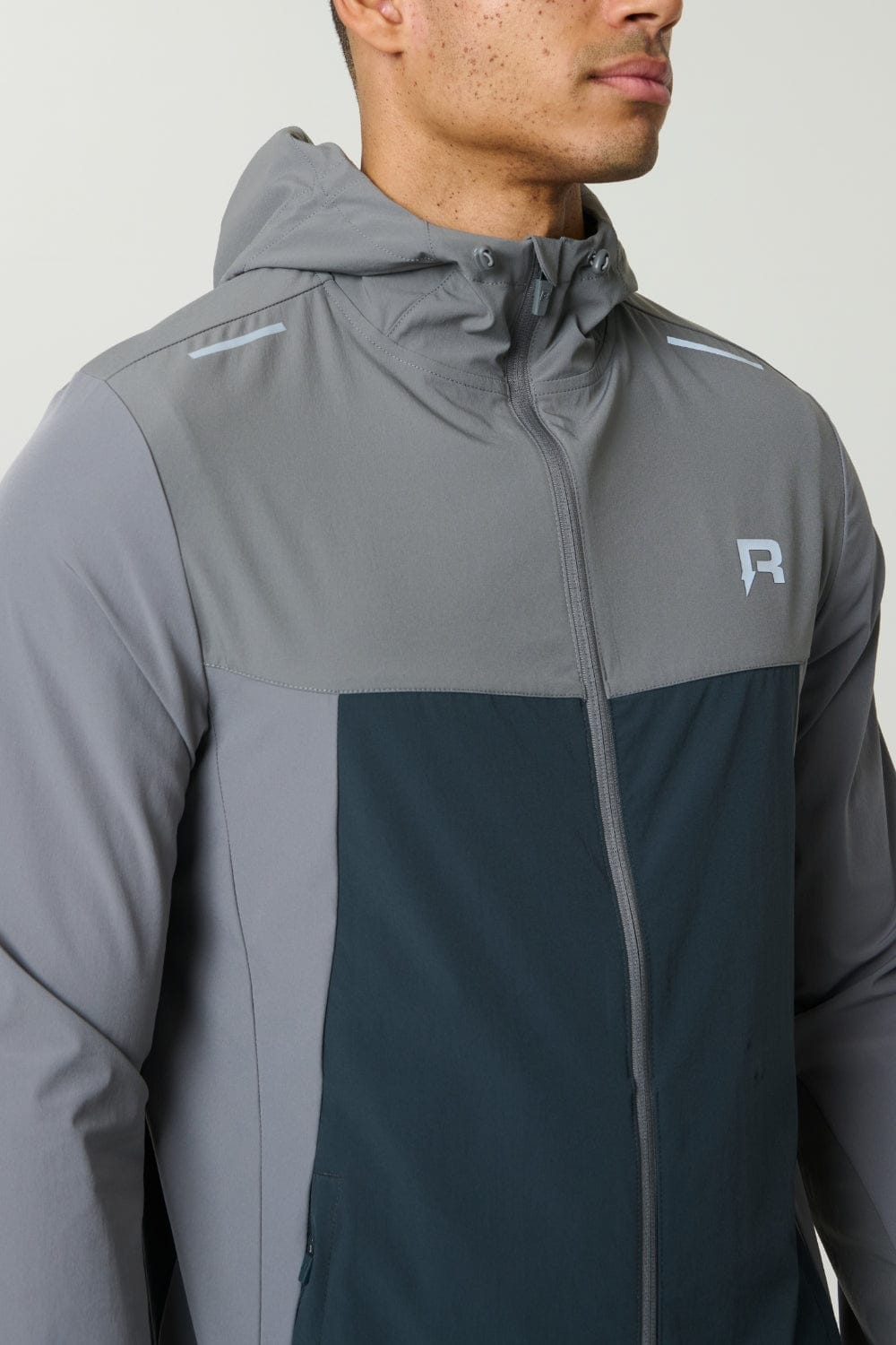 FLIGHT  WINDBREAKER - GARGOYLE / ASH GREEN - Kick Game