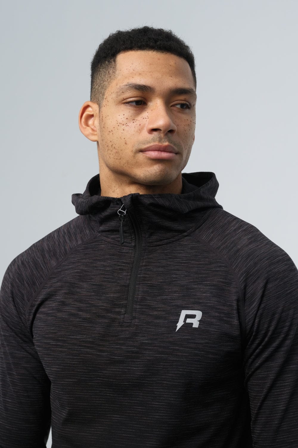 Reprimo Axis Half Zip Hoodie 'Black' - Kick Game