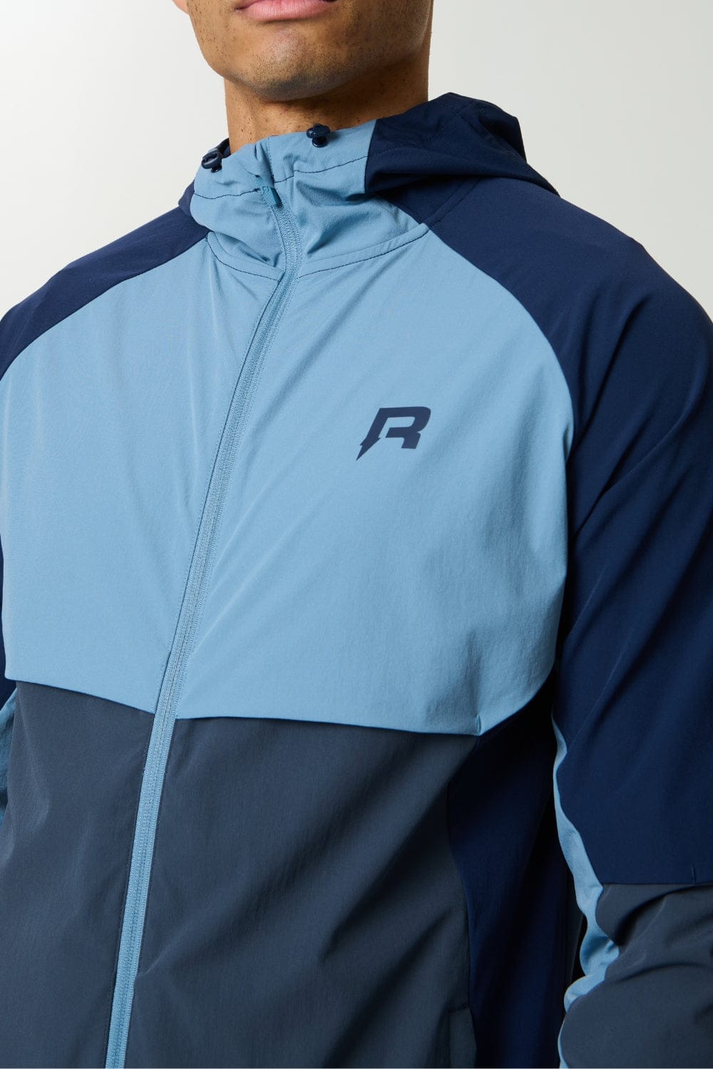 Reprmo Reprimo Vortex Windbreaker Jacket 'Dusty Blue Ink Blue' – Kick Game
