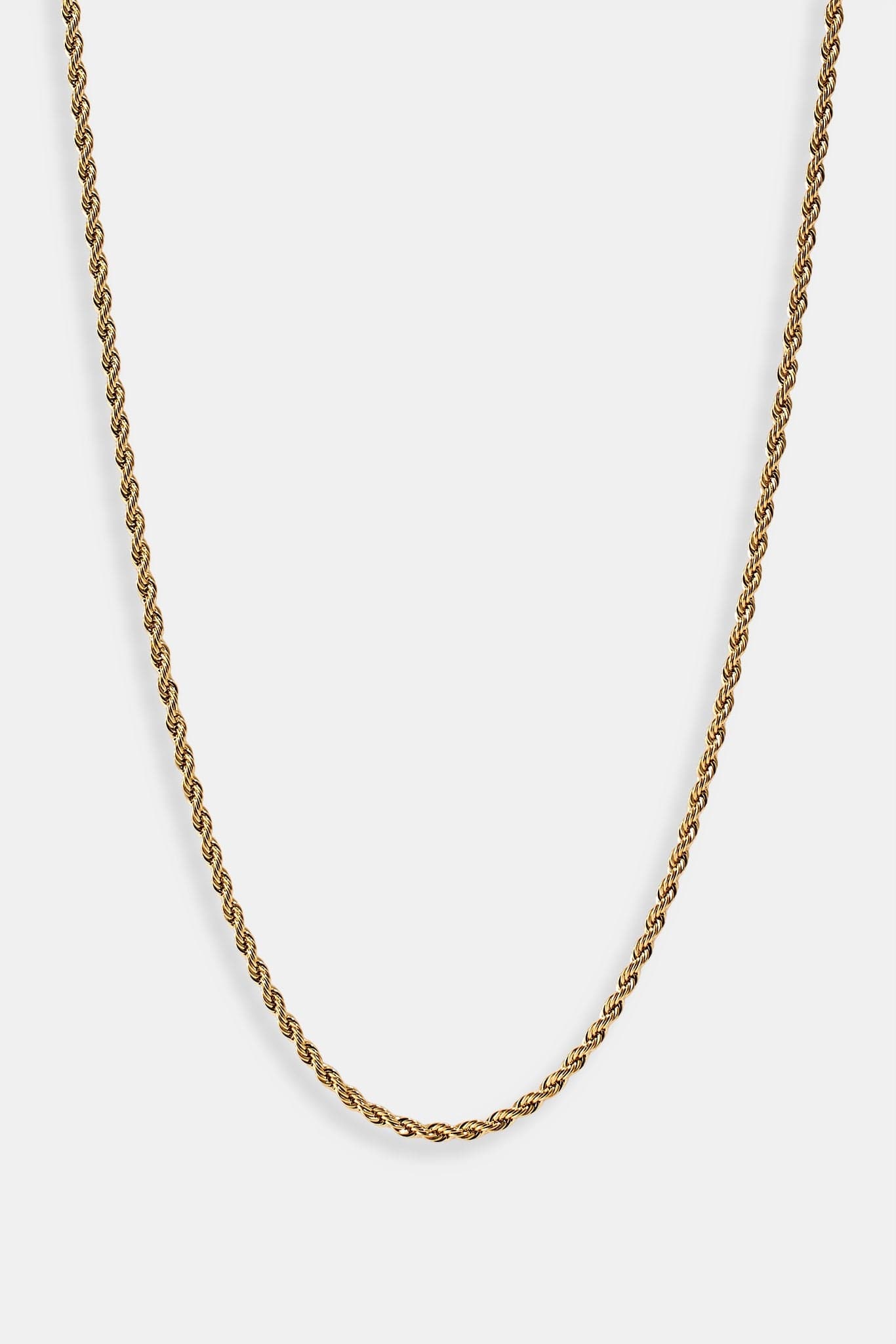 3mm Rope Chain - Gold - Kick Game