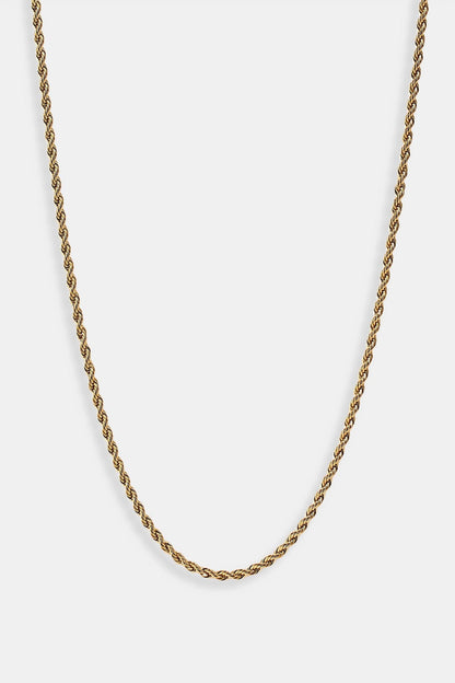 3mm Rope Chain - Gold - Kick Game
