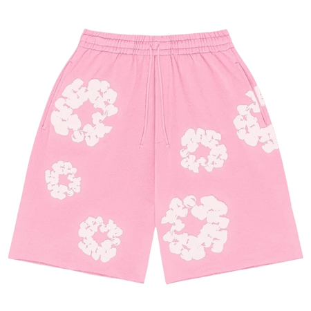 Denim Tears The Cotton Wreath Shorts 'Pink' – Kick Game