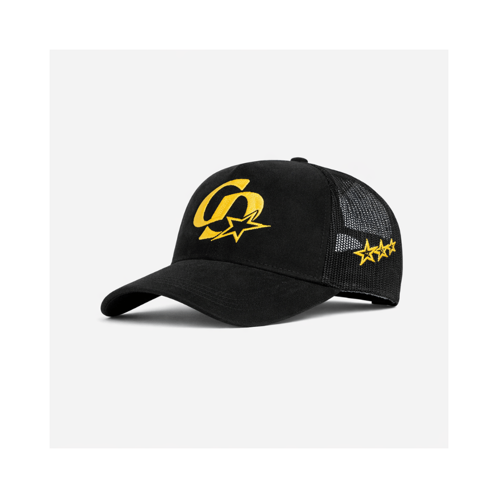 Cardair CD Star Suede Trucker - Black/Yellow - Kick Game