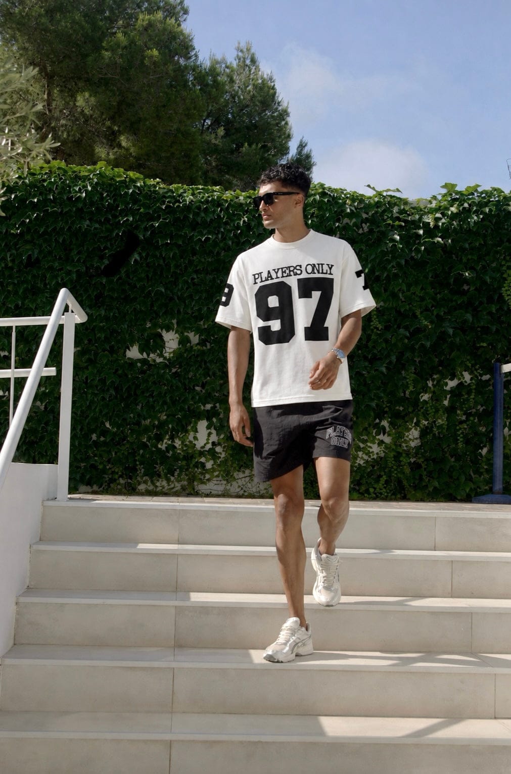 PLAYERS ONLY ECRU JERSEY TEE - Kick Game
