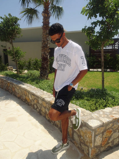 WHITE MESH JERSEY - Kick Game