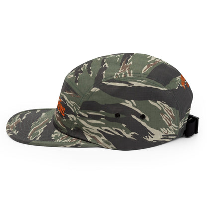 Friends + Family - Camo Five Panel Cap - Kick Game