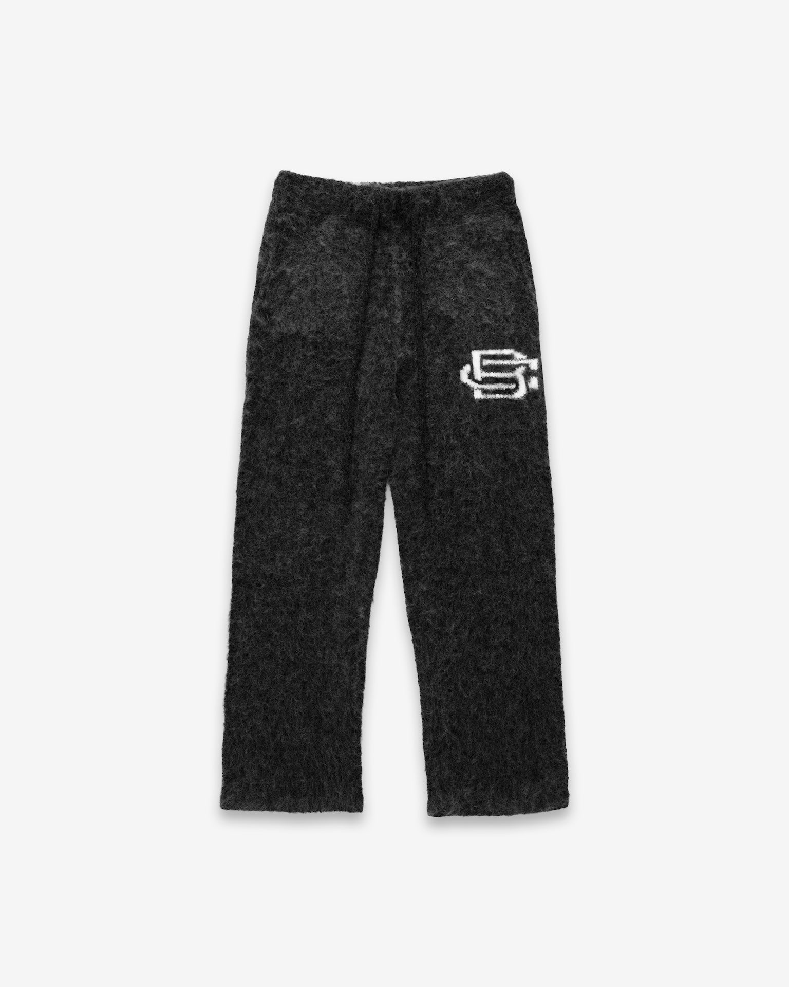 Mohair Knit BC Jogger - Black - Kick Game