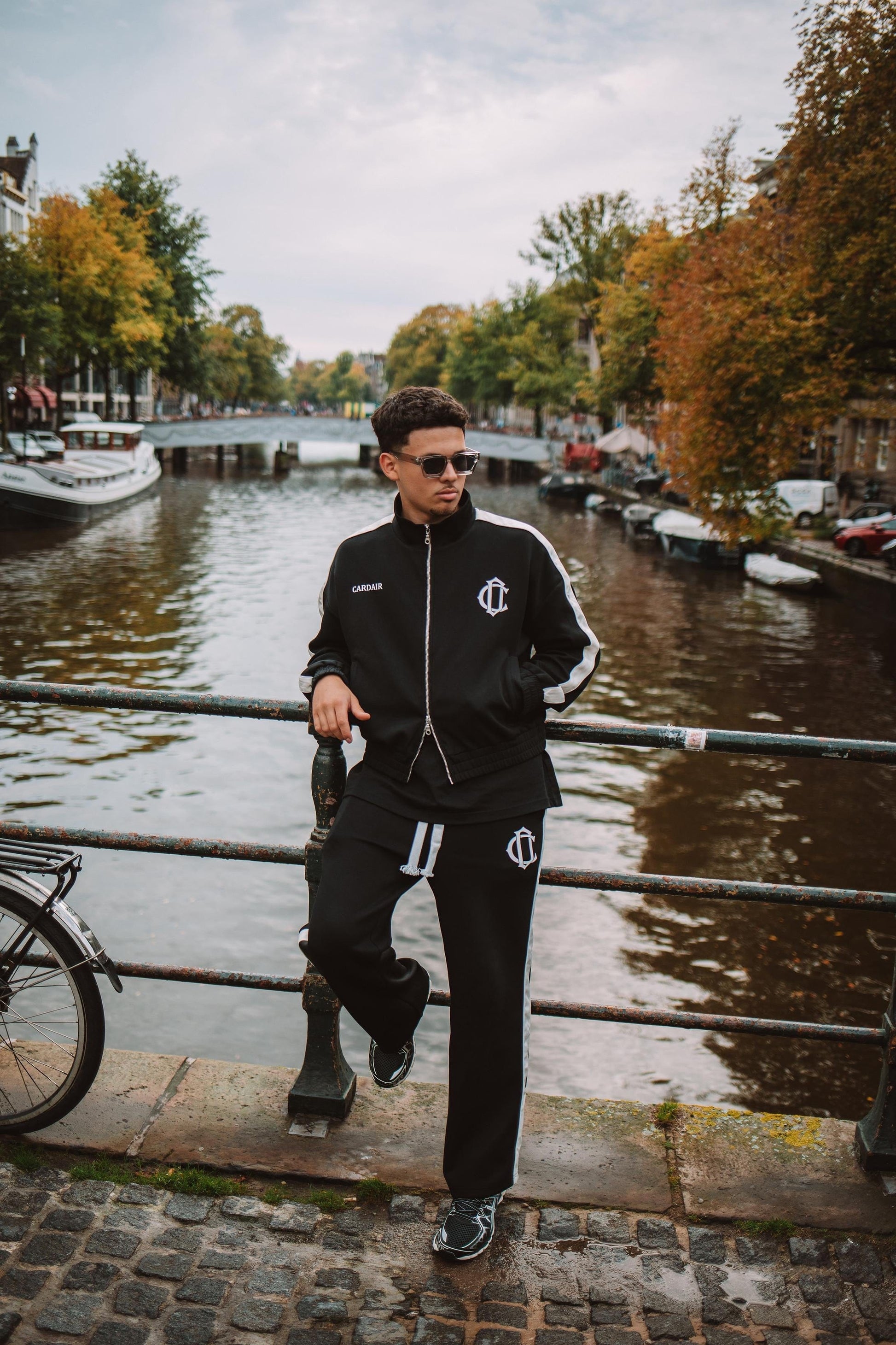 Cardair Club Emblem Track Pants - Black - Kick Game