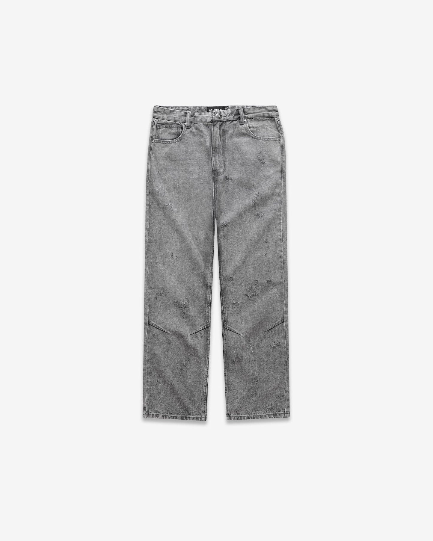 Distressed Denim - Stone Grey - Kick Game