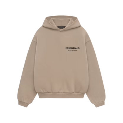 Fear of God Essentials Kids Fleece Hoodie 'Desert Sand' - Kick Game
