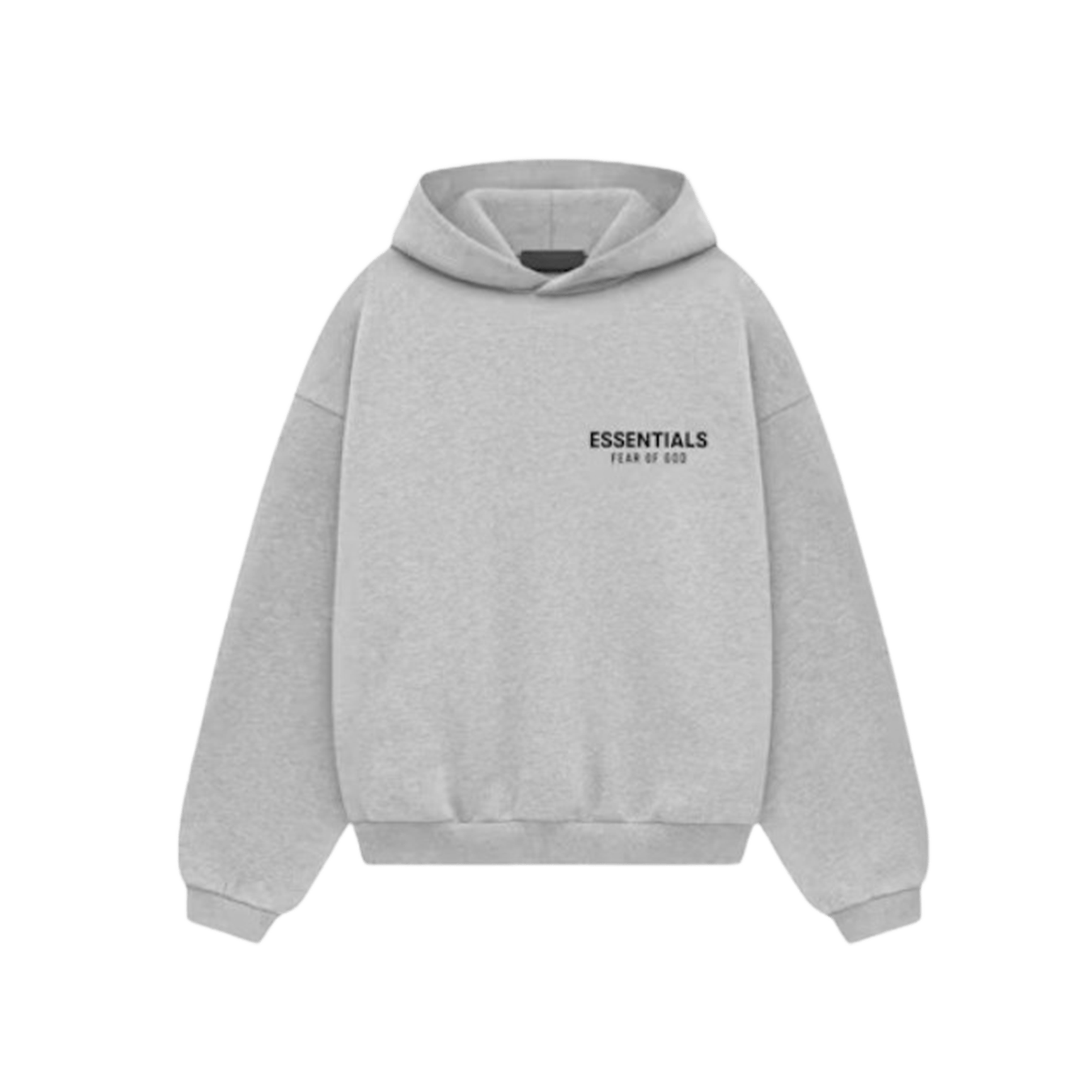 Fear of God Essentials Kids Fleece Hoodie 'Light Heather Grey' - Kick Game