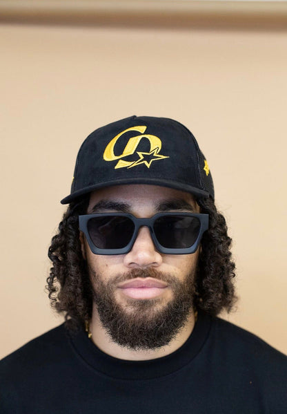 Cardair CD Star Suede Trucker - Black/Yellow - Kick Game