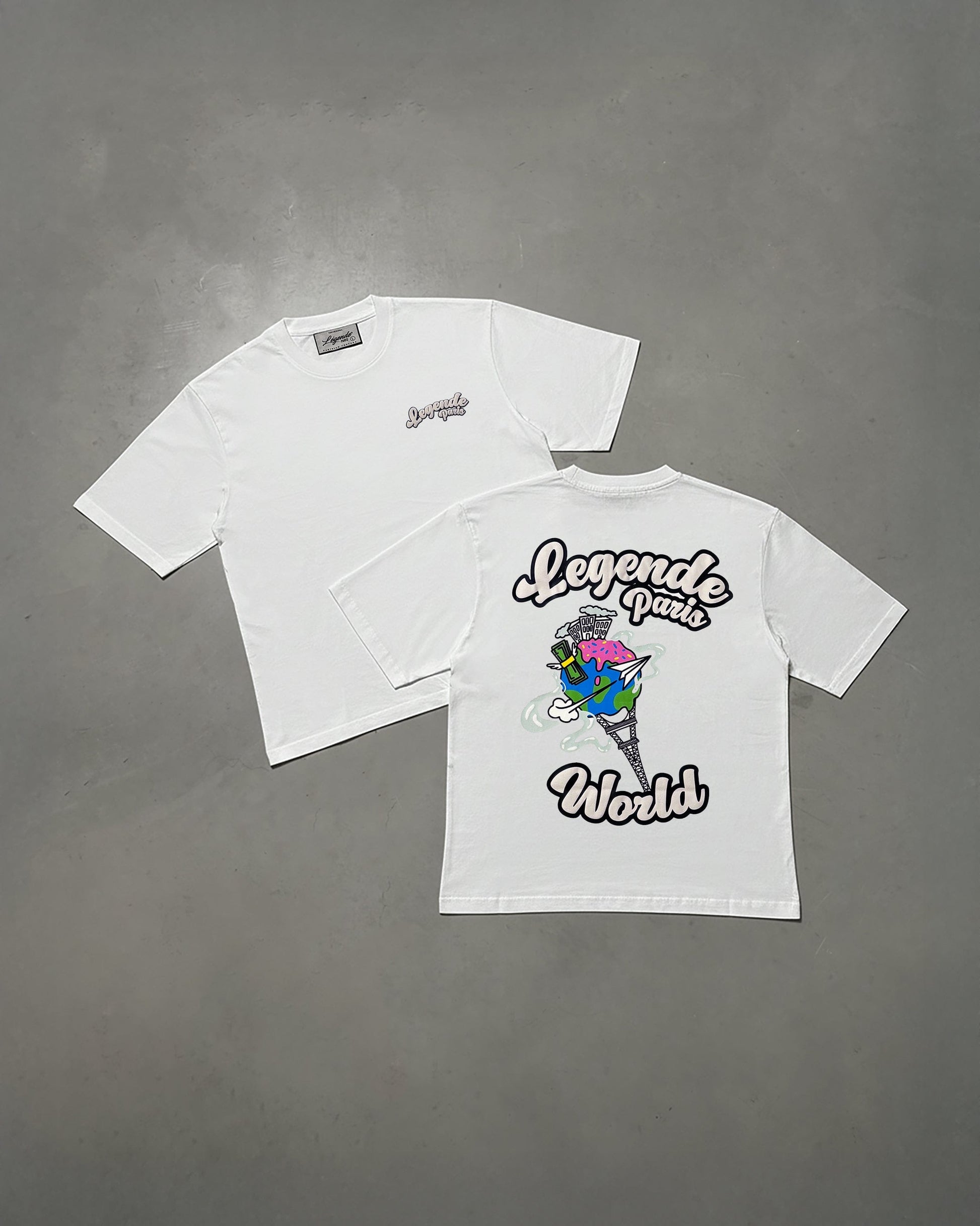 ICE CREAM T-SHIRT - WHITE - Kick Game
