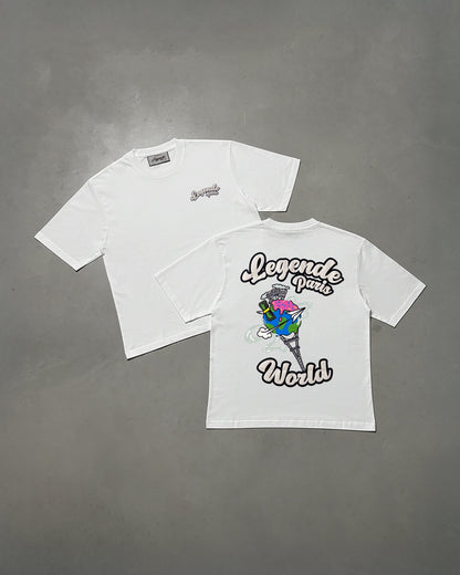 ICE CREAM T-SHIRT - WHITE - Kick Game