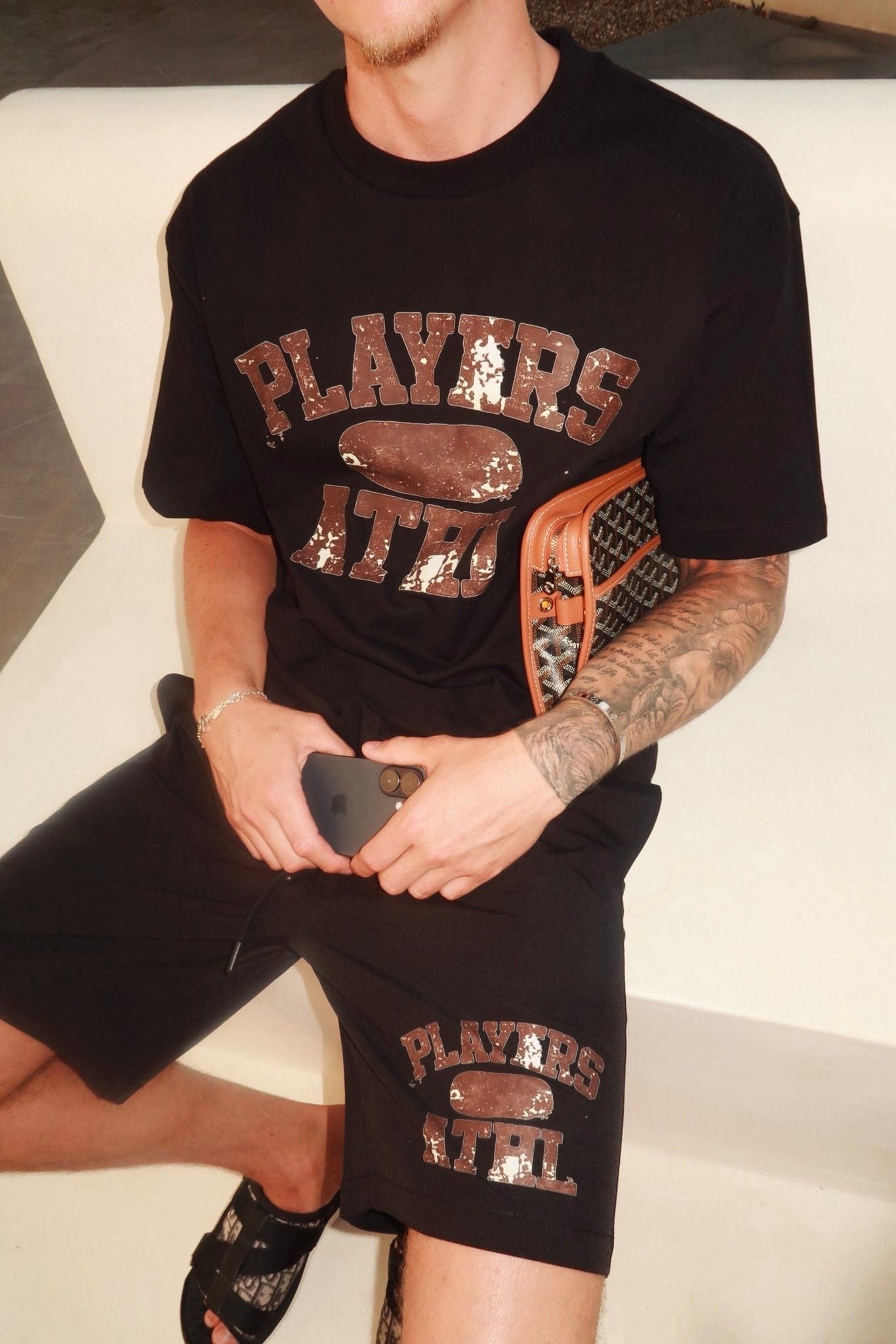 ATHLETIC BLACK TEE - Kick Game