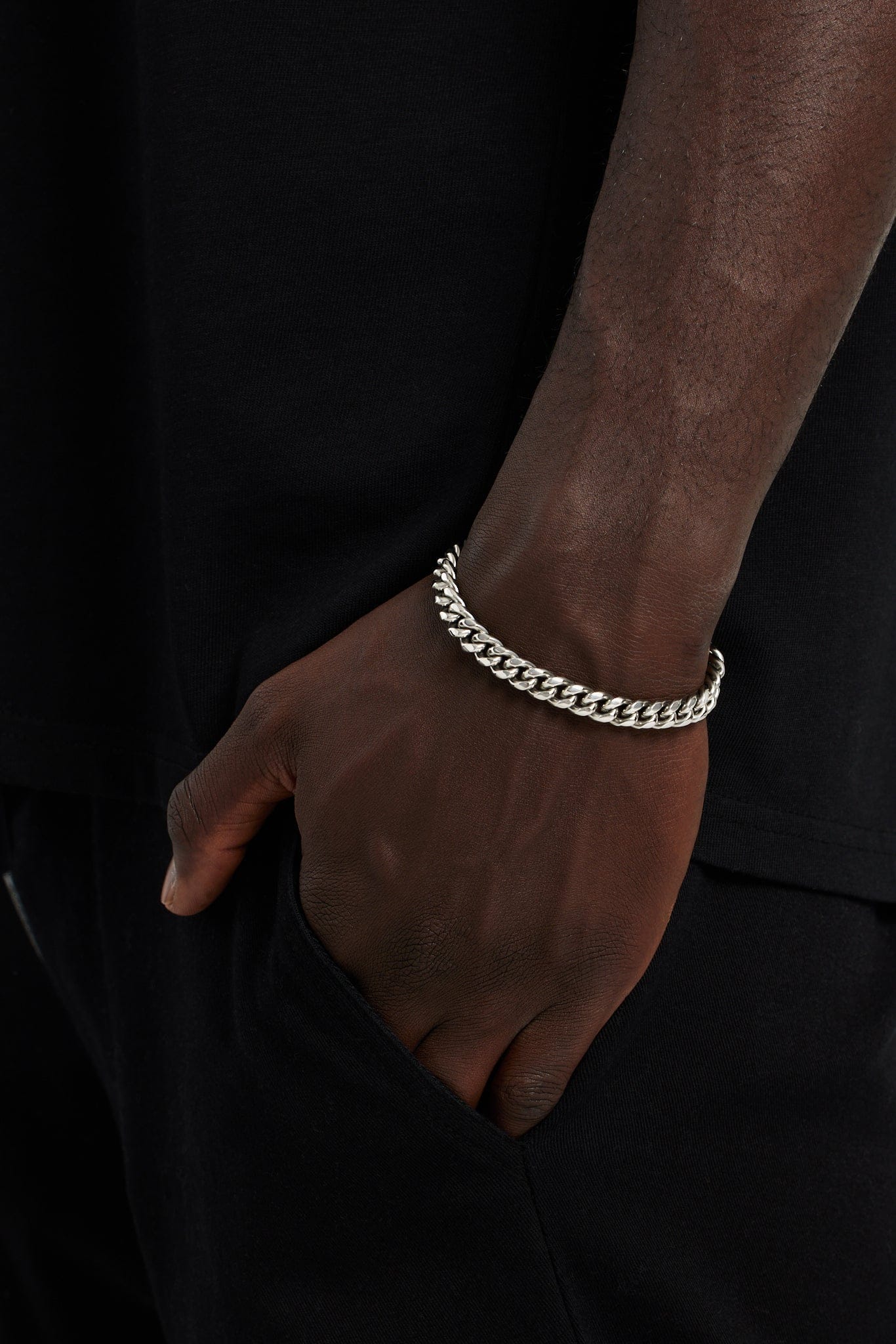 Miami Cuban Bracelet - 8mm - White - Kick Game