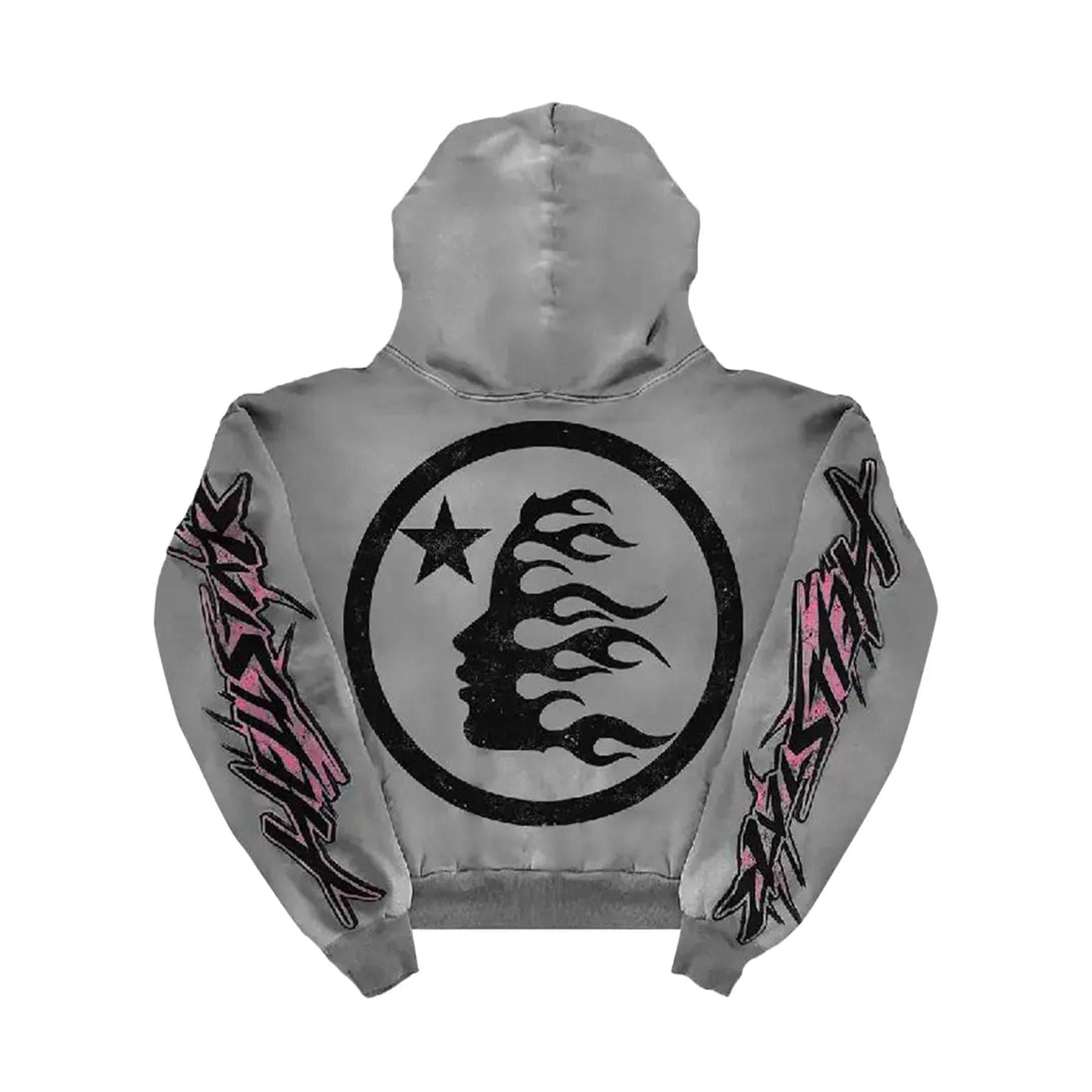 Hellstar Future Flame Hoodie 'Grey' - Kick Game