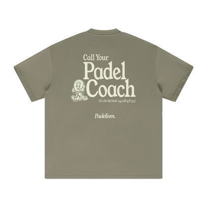 Padel Coach - Heavyweight T-Shirt - Kick Game
