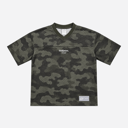 KAIZEN MARKET CAMO MESH JERSEY - Kick Game