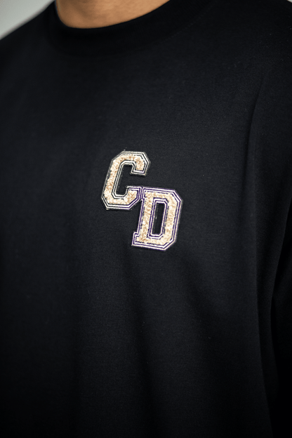 Cardair CD Logo Long Sleeve T shirt - Black - Kick Game
