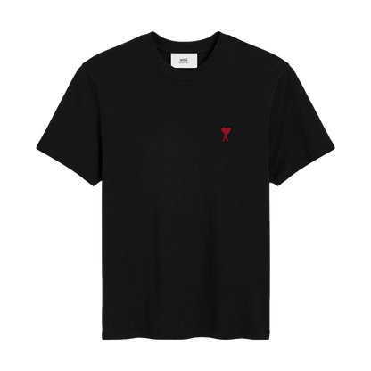 Ami Paris Ami De Coeur T-Shirt 'Black' - Kick Game
