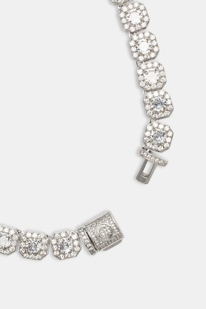 Cernucci Clustered Tennis Chain - 10mm - White - Kick Game