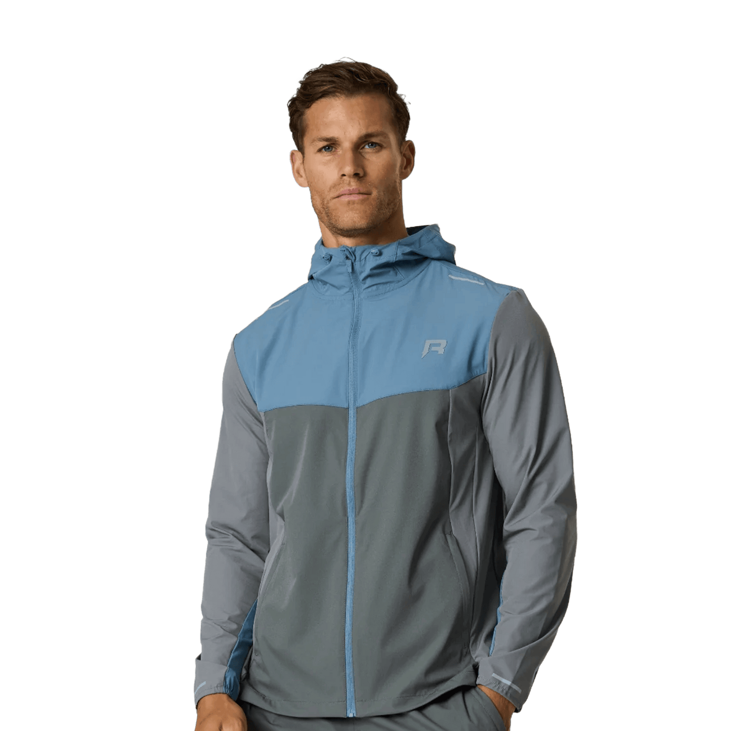 Reprimo Flight Windbreaker Jacket 'Air Force Blue Gunmetal' - Kick Game