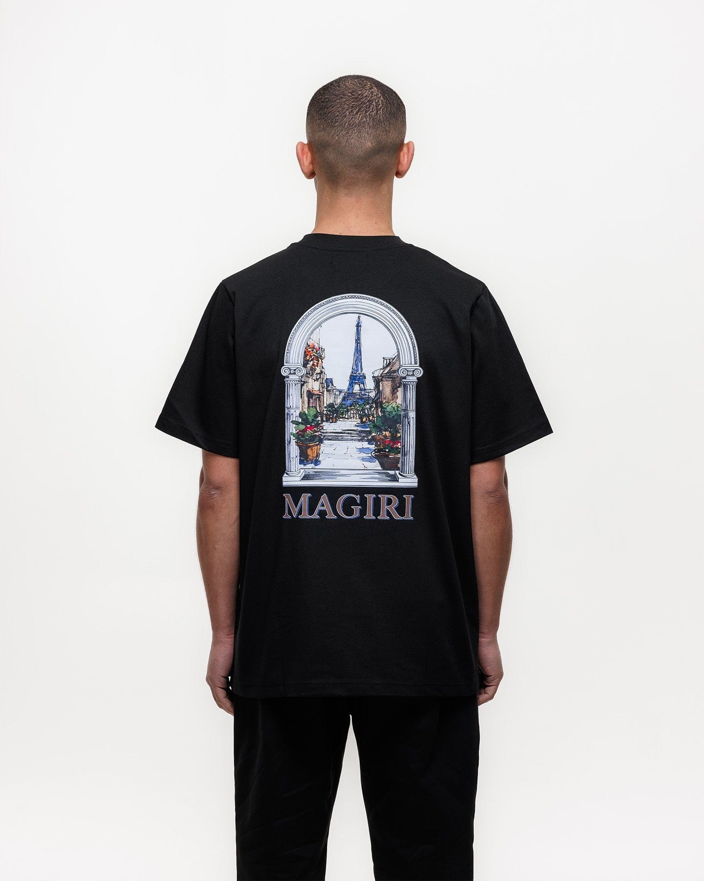 Magiri Archway Printed T-Shirt 'Black' - Kick Game