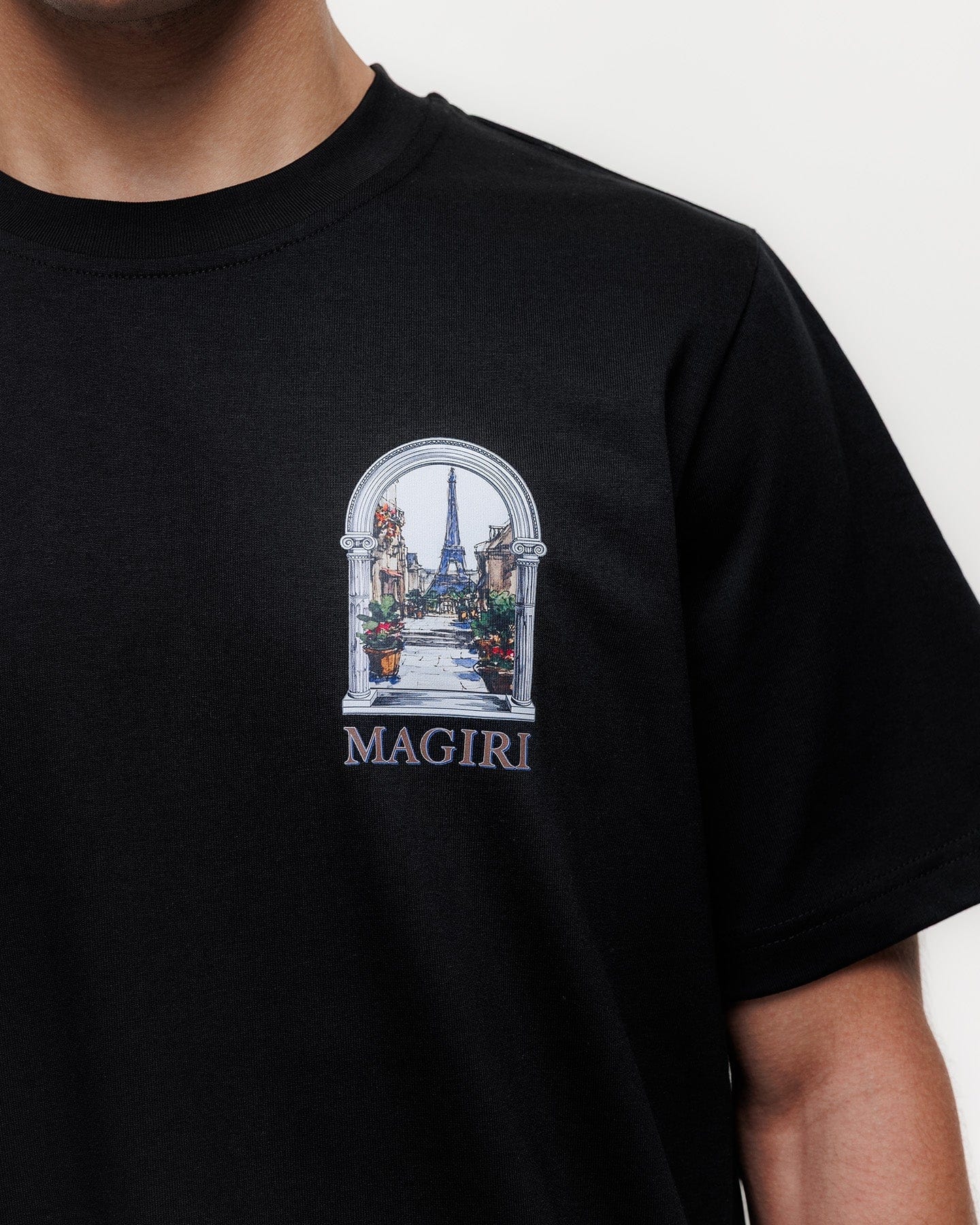 Magiri Archway Printed T-Shirt 'Black' - Kick Game