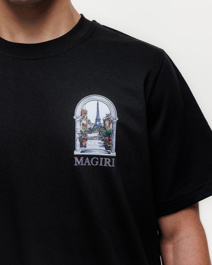 Magiri Archway Printed T-Shirt 'Black' - Kick Game